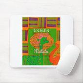 Tapis De Souris Impression de la Giraffe Hakuna (Avec souris)