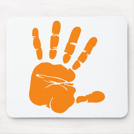 Tapis De Souris Impression de la main (Devant)