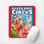 Tapis De Souris Impression de l'affiche Hagen Brothers Circus dans (Avec souris)