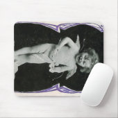 Tapis De Souris Impression de l'ange triste Cherub (Avec souris)