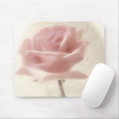 Tapis De Souris Impression de rose de rose (Avec souris)