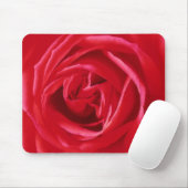 Tapis De Souris Impression de rose rouge (Avec souris)