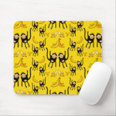 Tapis De Souris Impression De Singe Et De Banane (Avec souris)