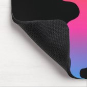 Tapis De Souris Impression de vache arc-en-ciel (Coin)