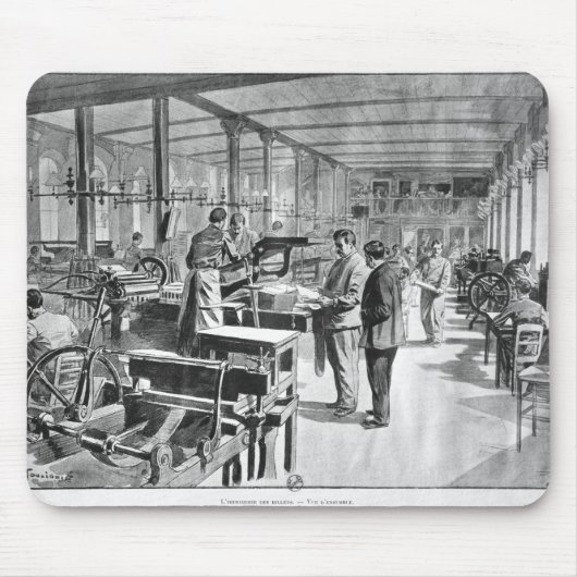 Tapis De Souris Impression des billets de banque (Devant)