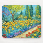 Tapis De Souris Impression du jardin (Devant)