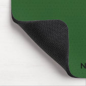 Tapis De Souris Impression en cuir vert avec accents or (Coin)