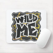 Tapis De Souris Impression Giraffe noir et jaune (Avec souris)