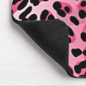 Tapis De Souris Impression guépard rose RAB Rockabilly (Coin)
