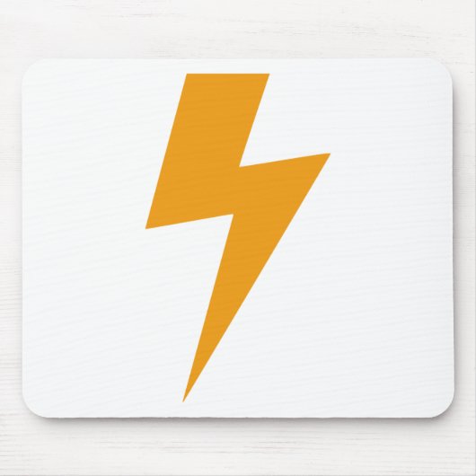 Tapis De Souris Impression Jaune Thunder Energy (Devant)