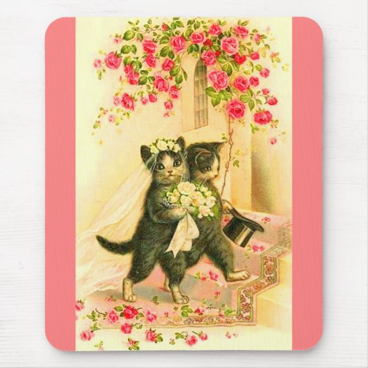 Tapis De Souris impression kitten newlyweds (Devant)