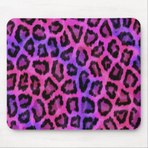 Tapis De Souris Impression léopard rose