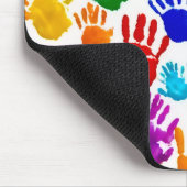 Tapis De Souris Impression manuelle colorée (Coin)