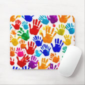 Tapis De Souris Impression manuelle colorée (Avec souris)