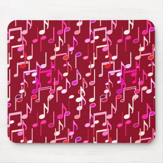 Tapis De Souris Impression musicale - bordeaux, multi (Devant)