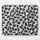 Tapis De Souris Impression noire et blanche dalmate (Devant)