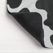 Tapis De Souris Impression noire et blanche de vache (Coin)