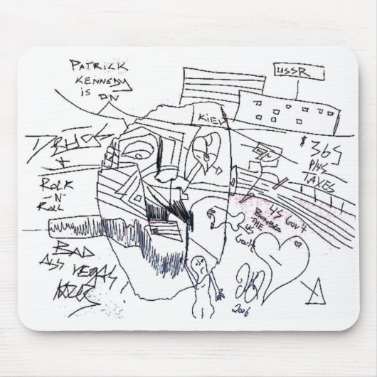 Tapis De Souris impression patrick kennedy (Devant)