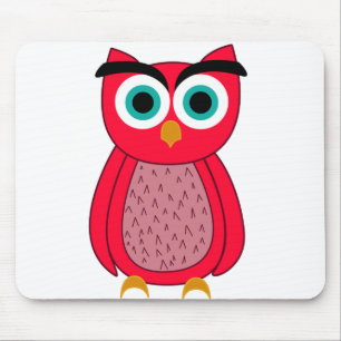 Tapis De Souris Impression photo de hibou