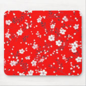 Tapis De Souris Impression Posy En Rouge (Devant)