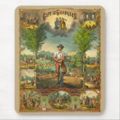 Tapis De Souris Impression promotionnelle Pour Membres Grange (Devant)