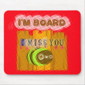 Tapis De Souris Impression Quirky Bee Art (Devant)