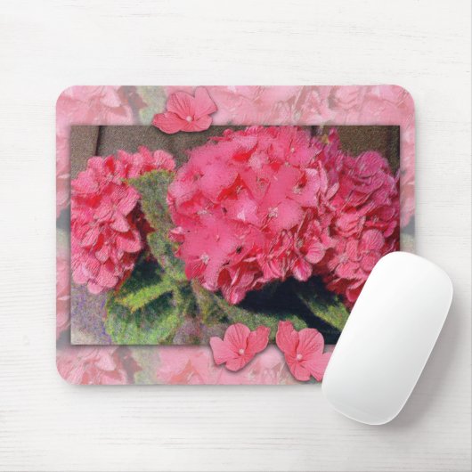 Tapis De Souris Impression - ROSE (Avec souris)
