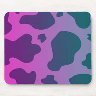 Tapis De Souris Impression vache cyberpunk