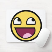 Tapis de souris impressionnant de visage (Avec souris)