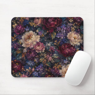 Tapis De Souris Impressionniste Floral gothicotanique lunatique 