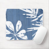 Tapis De Souris Impressions tropicales Indigo - Verdure tropicale (Avec souris)