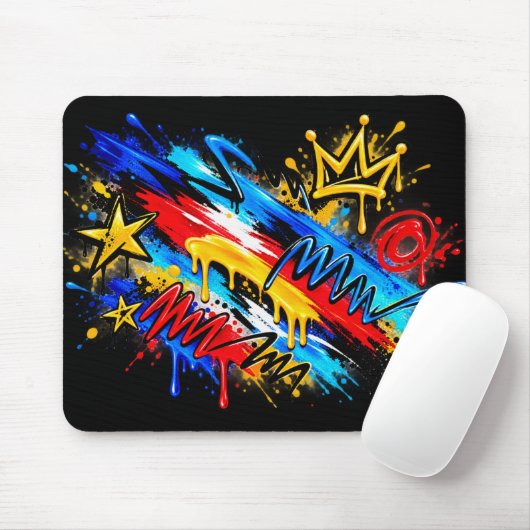 Tapis de souris imprimé (Avec souris)