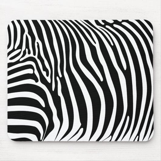 Tapis De Souris Imprimé animalier zèbre (Devant)