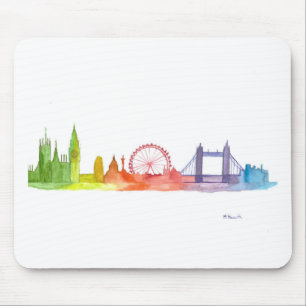 Tapis De Souris Imprimé d'art abstrait Londres