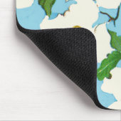 Tapis De Souris imprimé de fleurs de bois (Coin)