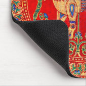 Tapis De Souris imprimé d'éléphants est-indiens (Coin)