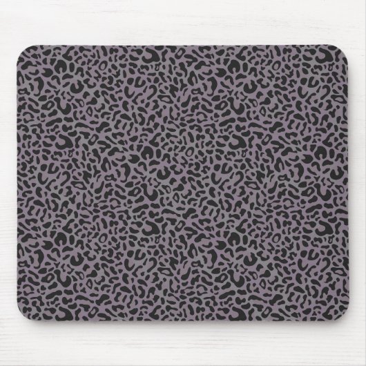 Tapis De Souris Imprimé léopard (foncé) (Devant)