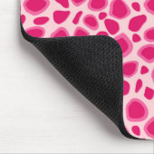Tapis De Souris Imprimé léopard - Fuchsia et rose clair (Coin)