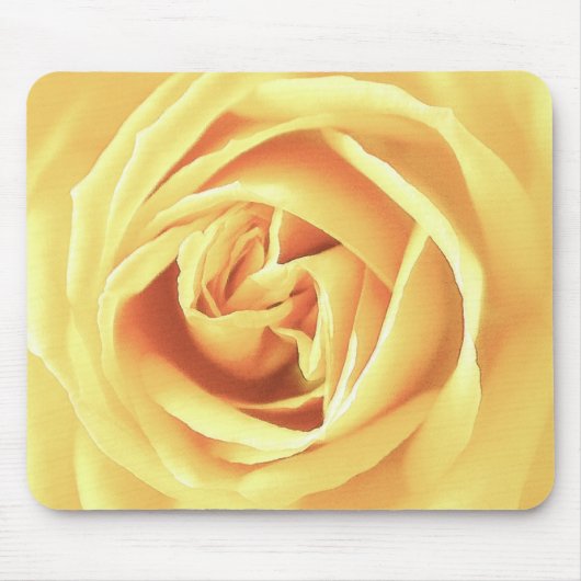 Tapis De Souris imprimé rose jaune (Devant)