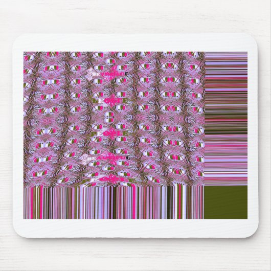 Tapis De Souris Imprimer l'art Motif Abstrait dense et complexe (Devant)