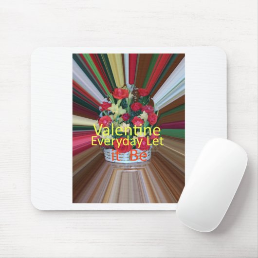 Tapis De Souris Imprimer Saint-Valentin (Avec souris)