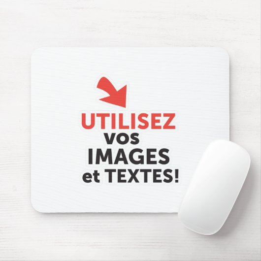 Tapis De Souris Imprimer vos conceptions en ligne en français (Avec souris)