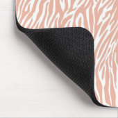 Tapis De Souris Imprimer Zebra Peach (Coin)