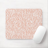 Tapis De Souris Imprimer Zebra Peach (Avec souris)
