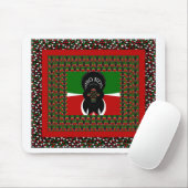 Tapis De Souris Imprimerie d'art Jambo Kenya (Avec souris)