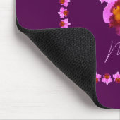 Tapis De Souris Imprimez Personnalisé Cattleya Orchid Motif (Coin)