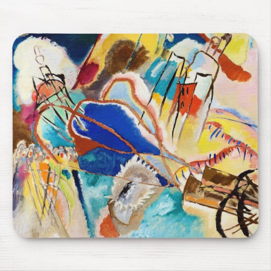 Tapis De Souris Improvisation 30 (Canons) par Wassily Kandinsky (Devant)