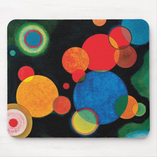 Tapis De Souris Impulsion approfondie par Wassily Kandinsky (Devant)