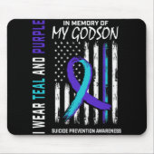 Tapis De Souris In Memory Godson Suicide Awareness Prevention Amer (Devant)