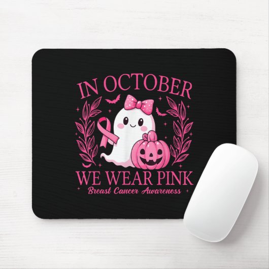 Tapis De Souris In October We Wear Nk Breast Cancer Awareness Hall (Avec souris)